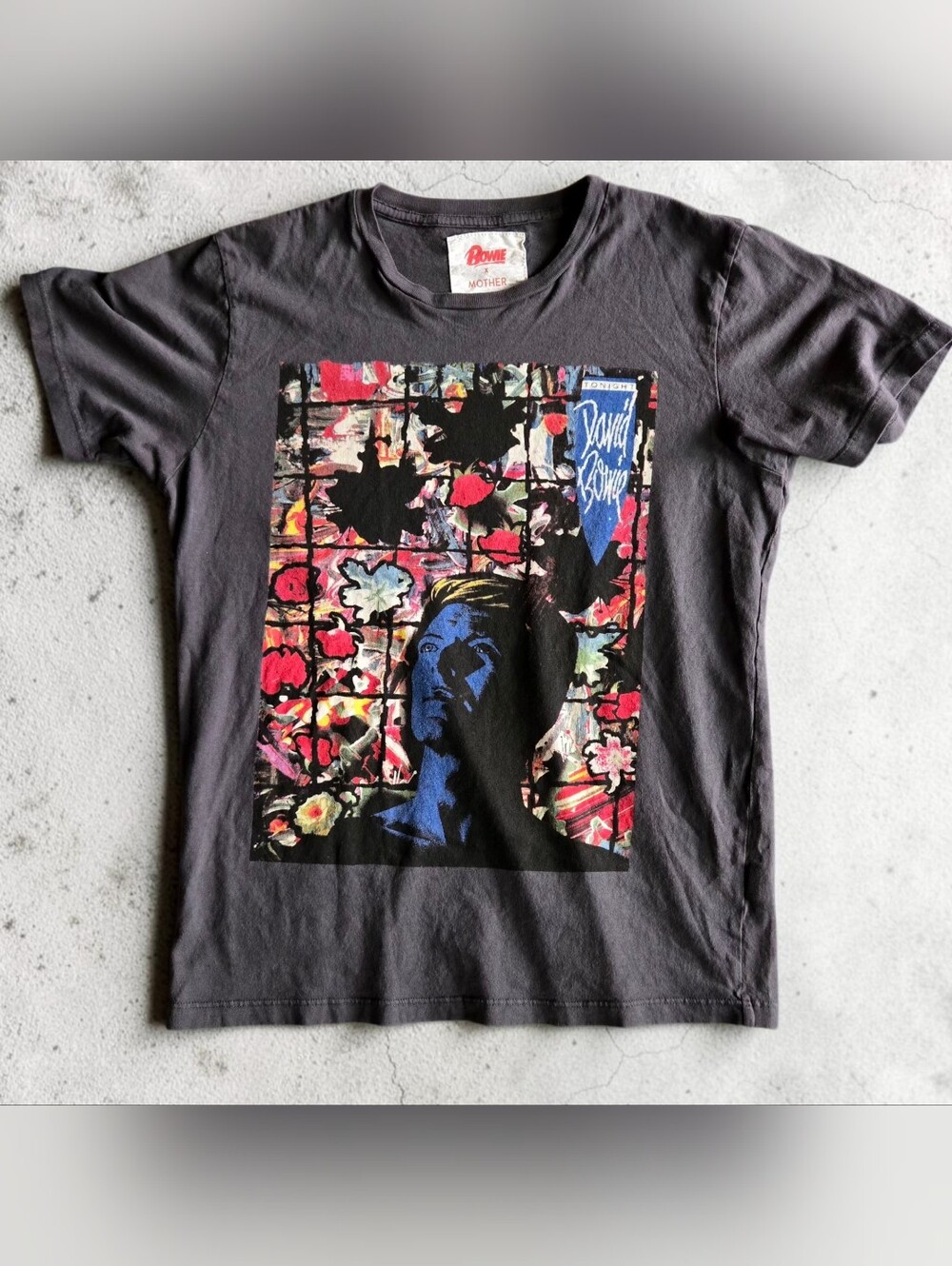 Bowie X Mother Tonight Graphic Tee Size Small